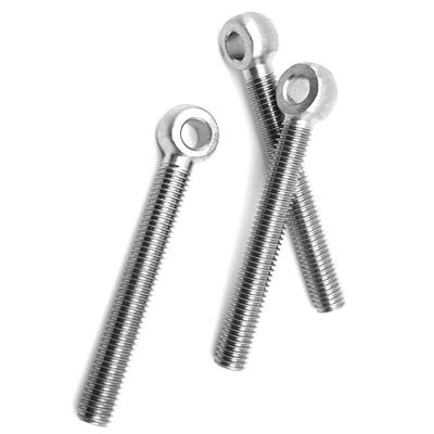 China Gr2 DIN 444 Rod End Titanium Eye Bolts with M10 hole for sale