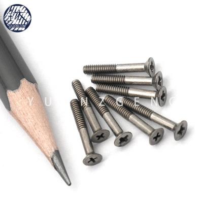 China M2 Flat 13mm Countersunk Head Cross Recessed Thread Length Custom Titanium Screws For Disinfector Machine for sale