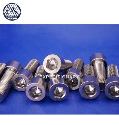 China DIN912 Gr5 Titanium Hex Socket Head Cap Allen Bolts for sale