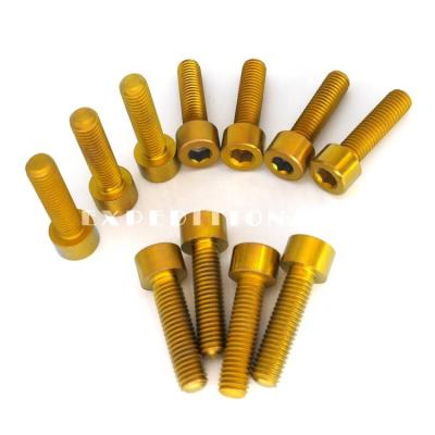 China TITANIUM 4-40 thread unc grade 5 titanium hex socket head screws for sale