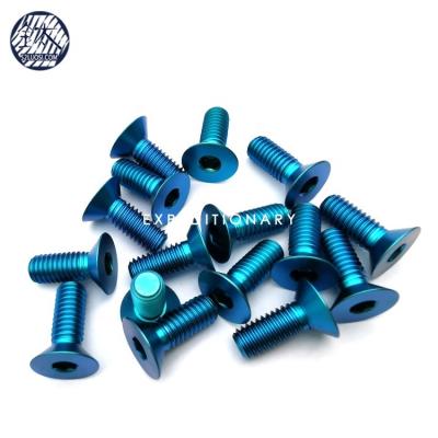 China Pan Gr 5 titanium alloy screws and bolts for sale