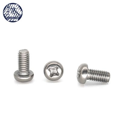 China GB818 Pan Cross Recessed M6 Pan Head Titanium Screws for sale