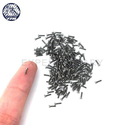 China Round To Disinfect Machine M1 Small Titanium Pan Head Screws for sale