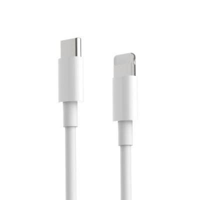 China 20W Good Quality Promotional Charging MFi Certified By Charge Power 8 Pin To Usb C Cable Mfi White For Iphone X Xs 11 12 for sale