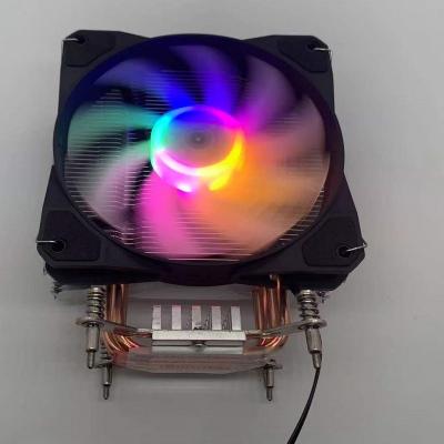 China CPU Factory Wholesale 120mm CPU Cooler Fans Computer Heatsink Fans With Colorful LED Light for sale