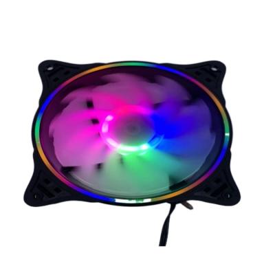 China Computer Case Computer Case Fan 5V 4pin PC Case Fan Fixed Multicolor RGB for sale