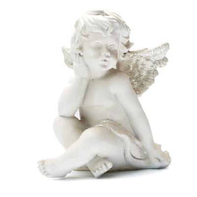 China Europe Garden Ornament Set New Designed Garden Ornament 2021 Outdoor Cute Polyresin Made Garden Ornament Angel for sale