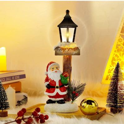 China Resin Lights Christmas Santa Christmas Lights Outdoor Sale For Christmas Decoration Light for sale