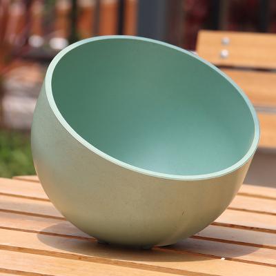 China New Design Melamine Flower Pot Modern Waterproof Plastic Outdoor Indoor Garden Ornament Plant Succulent Pot for sale