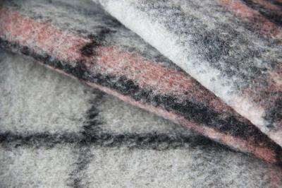 Cina Tessuto rosa e grigio classico del tartan per le giacche sportive colorate 515G/m. degli uomini in vendita