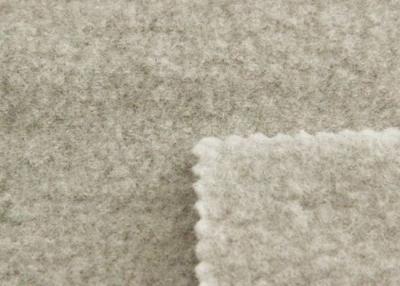 China Natural Welsh Wool Interlock Fabric , Thick Wool Felt Upholstery Fabric for sale