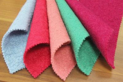 China 50 Wool 50 Polyester Wool Fleece Fabric For Blankets Long - Lasting Feature for sale