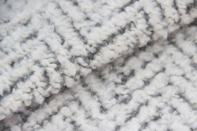 China Woollen Dress Material Apparel Fashion Fabric , Washable Herringbone Wool Fabric for sale