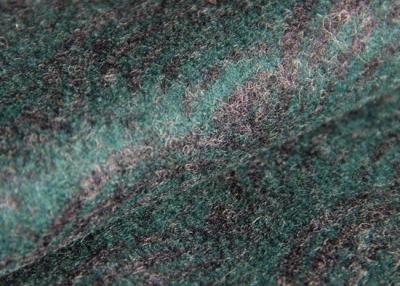 China Dark Green Scale Faux Fur Craft Fabric , Summer Weight Wool Furnishing Fabric for sale