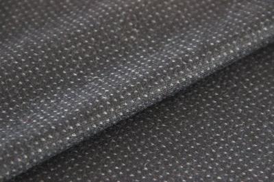 China Micro Dot Pattern Jacquard Pattern Wool Twill Fabric For Jacket 550G / M for sale