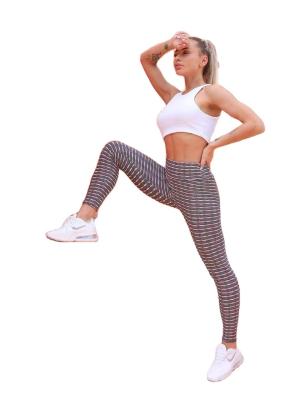 China Wholesale Antibacterial Woman Fitness Abdomen Gym Lift Up Butt Lift Waist Yoga Gaiters Pants With Reticulated Mesh Pockets for sale