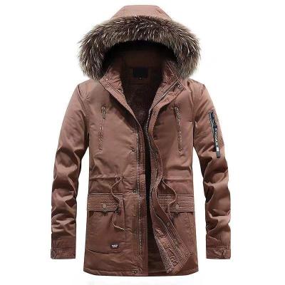 China Fashion Loose Belt Long Waist Woolen Dust Washed Anorak Jacket Men 1/6 Winter Anti-wrinkle Coats for sale