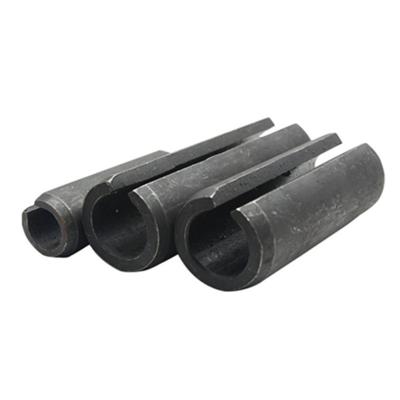 China DIN1481 Industry Galvanized 65Mn Steel Black Galvanized Slotted Spring Rods Spring Type Straight Pins Pins for sale