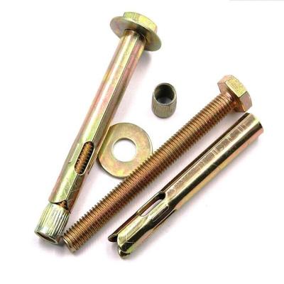 China Steel Hex Head Sleeve Anchor Bolt With Hex Nuts Washer for sale