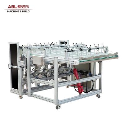 China Automatic Tray Stacker Food Aluminum Foil Factory Stacker Full Automatic Stacker for sale