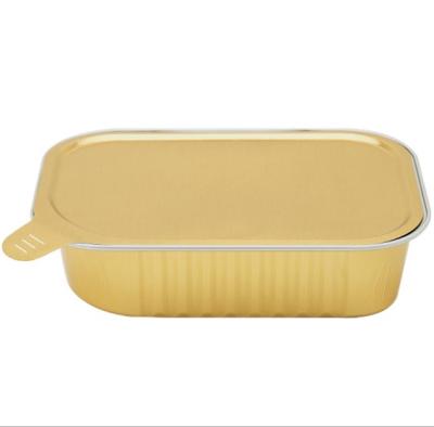 China High Quality Eco - Friendly 450ml Smoothwall Aluminum Foil Food Sealing Container for sale