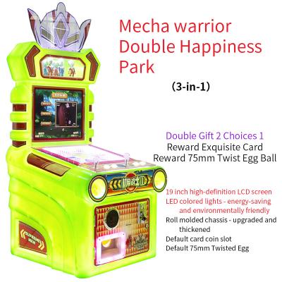 China Warrior Arcade Game Coin Management Mecha Warrior Double Happy Paradise Machine for sale