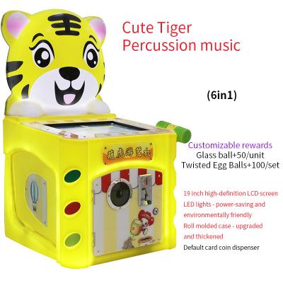 China Cute Tiger Knocking Squirrel Machine Home Entertainment Coin Machine Indoor Children'S Game Equipment for sale