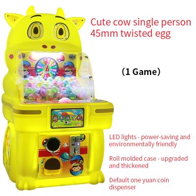 China 45mm Egg Twisting Home Machine Basketball Arcade Game Machine for sale