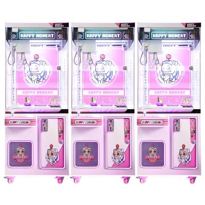 China Pink Kids Toy Game Gift Doll Vending Kit Plush Toys arcade claw machine for home kid for sale