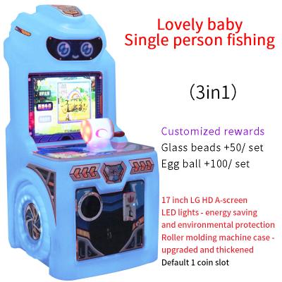 China Commercial Coin Operated Arcade Games Cabinet Single Player Fishing Joystick Game for sale