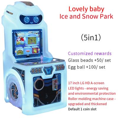 China Antique Coin Operated Games  Emulators Ice And Snow Park Joystick Game for sale