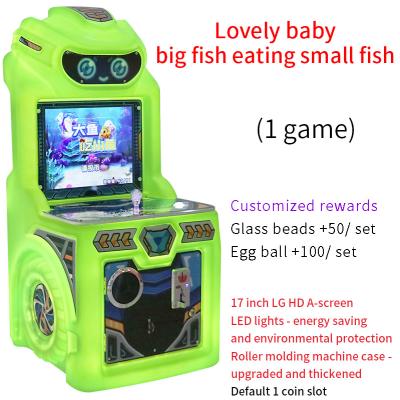 China YX-1059 coin video game machine Big Fish Eating Small Fish Joystick Game for sale