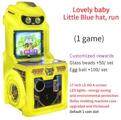 China Coin Operated Video Game Machines Little Blue Hat Adventure Joystick Game for sale