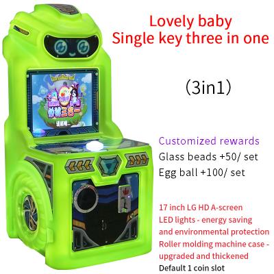 China classic coin op video games Single Player Three In One Button Game for sale