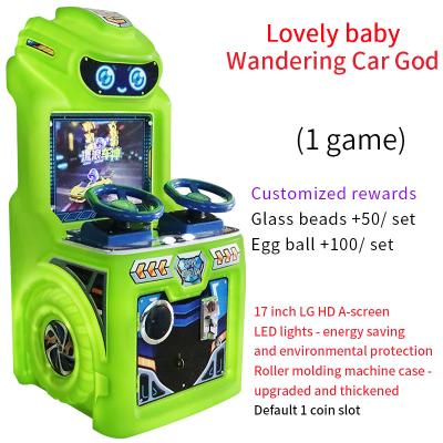 China Rally Road Stand Up Racing Arcade Game Two Person Wandering Car God Racing Game for sale