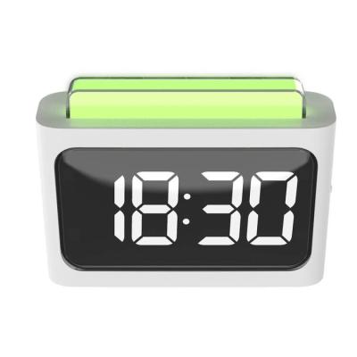 China Hot Novelty Amazon Bedroom Wake Up Light Alarm Clock 7 Color Changing Various Light Alarm Clock for sale