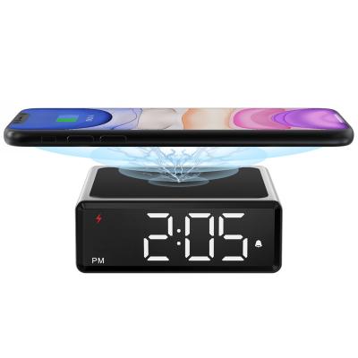 China High Quality Cell Phone Mobile Phone Qi Charger Wireless Clock For Phone for sale