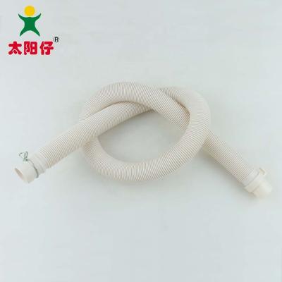 China Light Gray PE Washing Machine Outlet Hose With Ferrule for sale