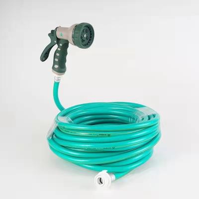 China PVC Plastic Garden Hose Flexible Conduit Hose Customized Color/Size Garden Water Hose With Connector Spool for sale