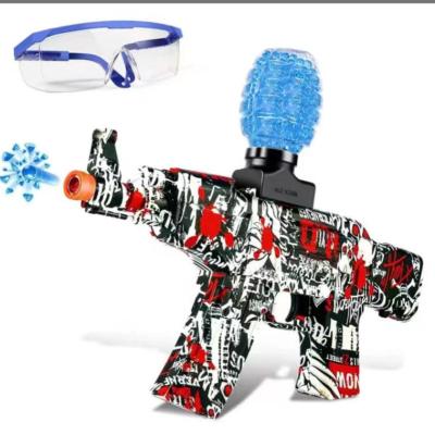 China Electronic Toy New Arrival AKM47 Hydrogel Shock Wave Bullet Children's Simulation Toy Gun for sale