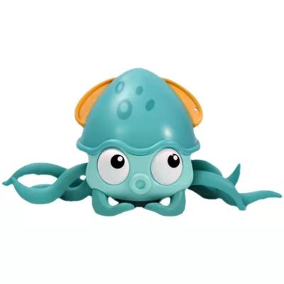 China Hot selling home titok plastic octopus crawling animal toys toys for children to bathe and play for sale