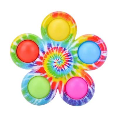 China Relieve Stress Amazon Fingertip Spinner Toy Bubble Relieving Anxiety Family Hot Selling Toys for sale