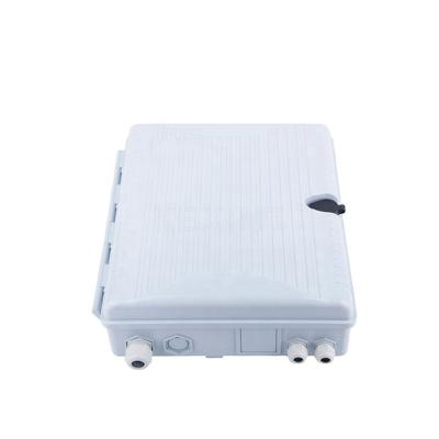 China FTTH 32 Cores Fiber Optical Distribution Box KEXINT KXT-16I With PLC ABS PC White for sale