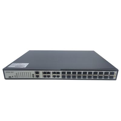 China FTTH 10 Gigabit Ethernet 16 portos 1U GPON OLT compatíveis com vários tipos de Ontário à venda