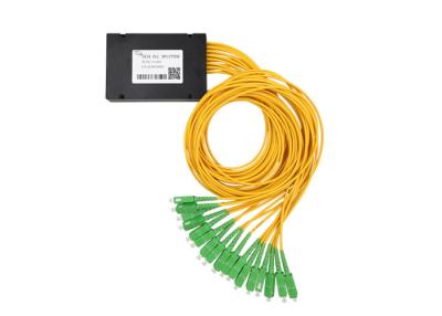 Chine Insertion G657A1 Loss13.7dB optique du diviseur 3,0 de BOÎTE d'ABS du diviseur SC/APC 1×16 de fibre de PLC à vendre