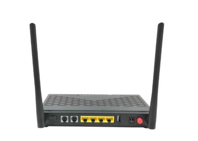 China 4GE 2POTS GEPON ONU Device WiFi Black , OLT ONT GPON 1 SC UPC PON Port KEXINT for sale