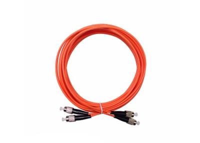 Chine La correction optique de fibre de duplex de FC-FC OM2 attachent 15m 50/125 LSZH orange 2*3.0mm à vendre