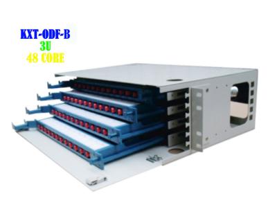 China Outdoor Rack Fiber Patch Panel  , Rj45 Cat6 12 Port SC Fiber Patch Panel for sale