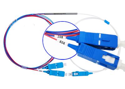 China Non Uniform Dwdm Fiber Optical Power FBT 20/80 1×2 Coupler Mini 0.9 SC/UPC for sale