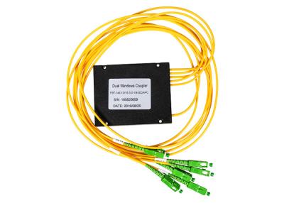 China FBT 1×5 CCTV Telecom Fiber Opticl WDM Splitter 1310 1550 50/50 SC/APC Connector for sale